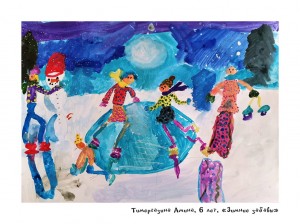 Тимергазина Амина, 6 лет, «Зимние забавы»